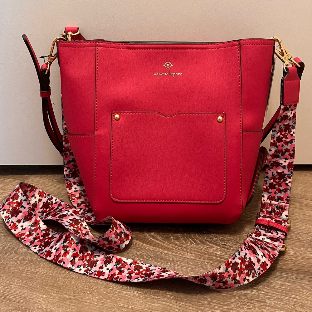 Nanette Lepore Satchel and crossbody vegan leather women’s bag
